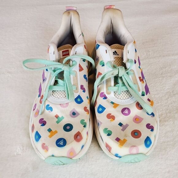 Adidas Legos DOTS Fortarun Running Shoes Size 4.5 - Picture 2 of 11